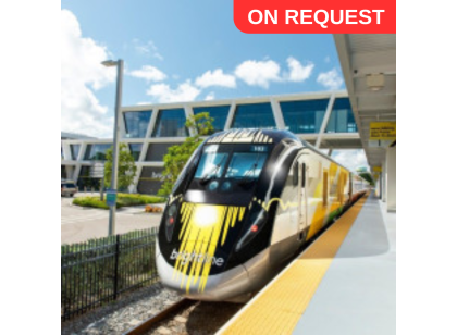 BRIGHTLINE TRAIN - (SAÍDAS DE ORLANDO PARA MIAMI)